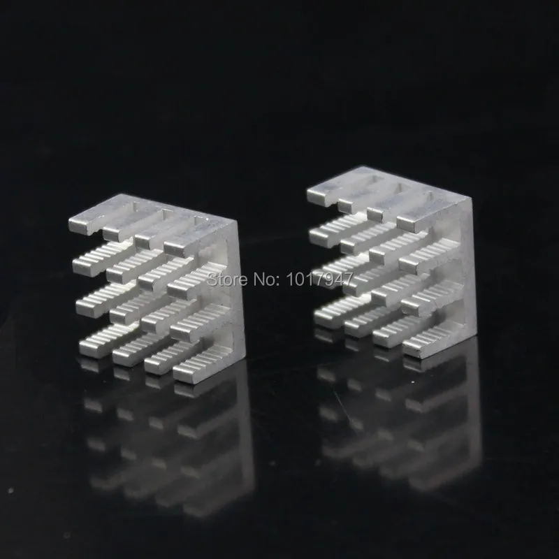 5000 штук в партии Silvr теплоотвод 14x14x8 мм маршрутизатор IC алюминиевое охлаждающее