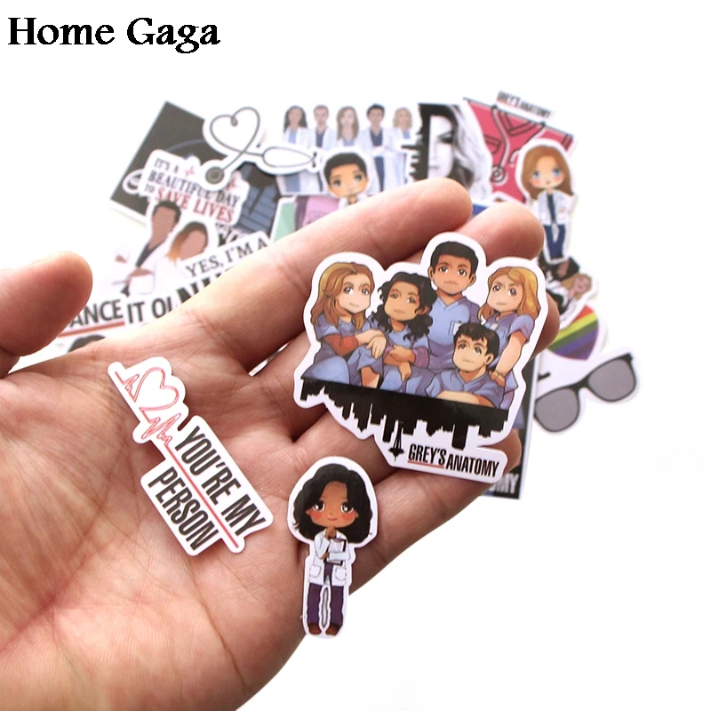 Homegaga 23 шт. серый Анатомия доктора Скрапбукинг наклейки креативные значки DIY декоративные наклейки Винтаж Ноутбук телефон D1718