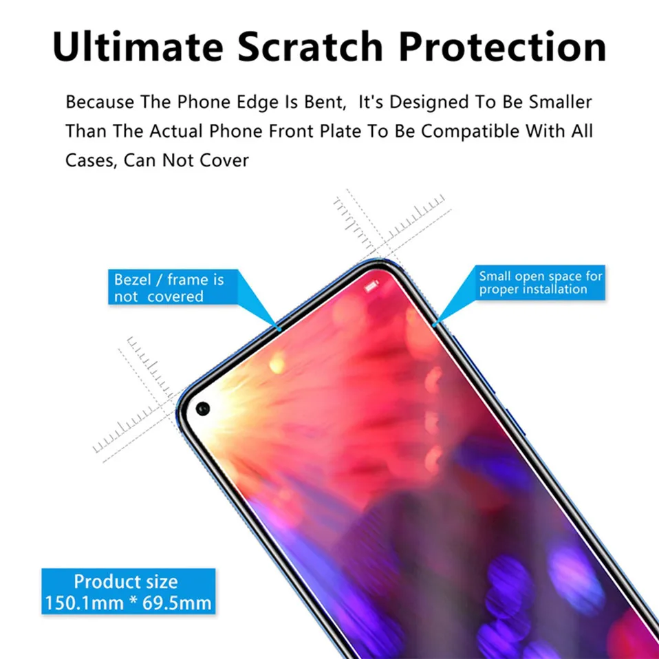 Для huawei Honor вид 20 V 20 V20 2 предмета Honor View20 закаленное Стекло Экран защитное стекло на Honor вид 20 V20 защитная пленка
