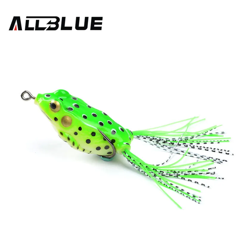 Allblue высокое качество Kopper живая цель Лягушка приманка 58 мм/12 г Snakehead Поверхностная