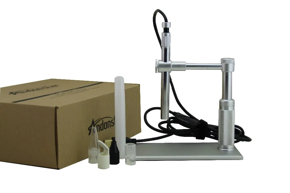 Цифровой микроскоп Andonstar 2 МП USB 500x8 светодиосветодиодный|usb magnifier|microscope videomicroscope