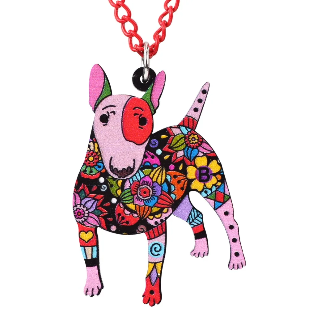 WEVENI Pet Bull Terrier Подвеска для ожерелья собак оригинальная цепочка воротника Горячая
