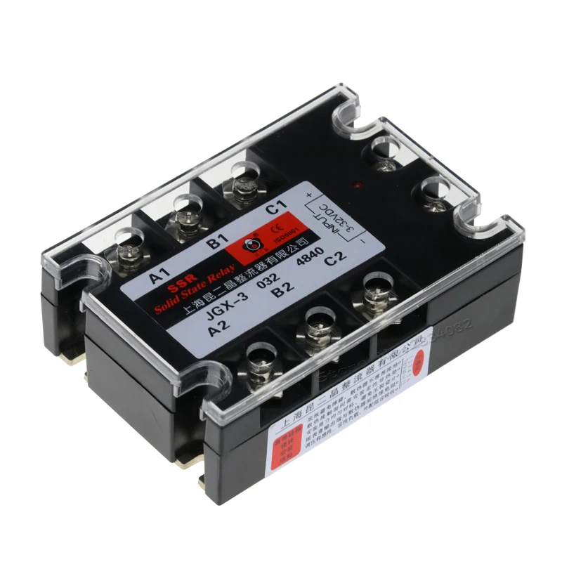 DC to AC 40A 3-32VDC three phase Solid state relay module SSR JGX-3 032 4840 control | Строительство и ремонт
