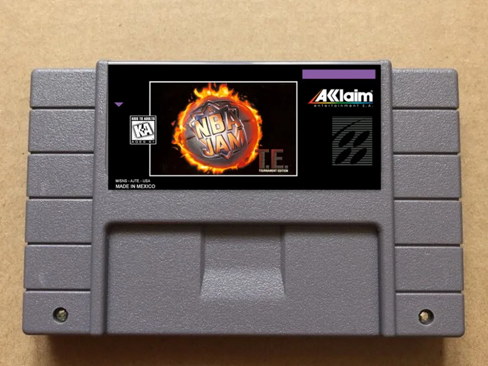 Видеоигры NBA Jam T.E USA NTSC версии 16 бит 46 pin!|Картриджи| |