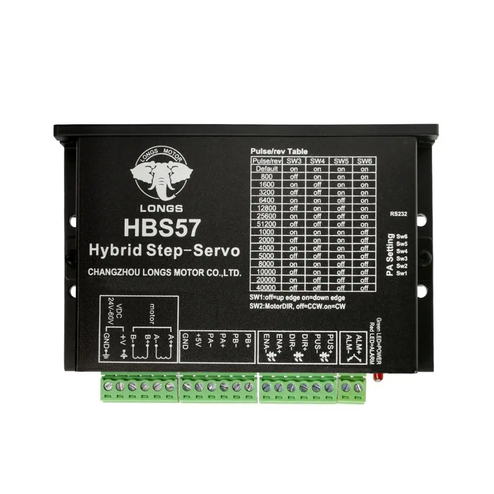 HBS57 замкнутый цикл Серводвигатель Гибридный шаг для Nema23 мотор ЧПУ