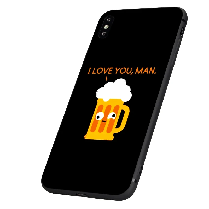 Черный чехол ТПУ для iphone 5 5s se 6 6s 7 8 plus x 10 чехол силиконовый чехол для iphone XR XS 11 pro MAX чехол медведь красное вино