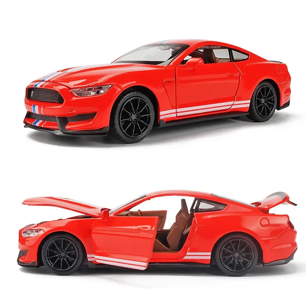 Mustang GT500 модель автомобиля из 1:32 сплава звук и светильник обратно к мощности модели автомобилей Детские игрушки Подарки Игрушки для детей