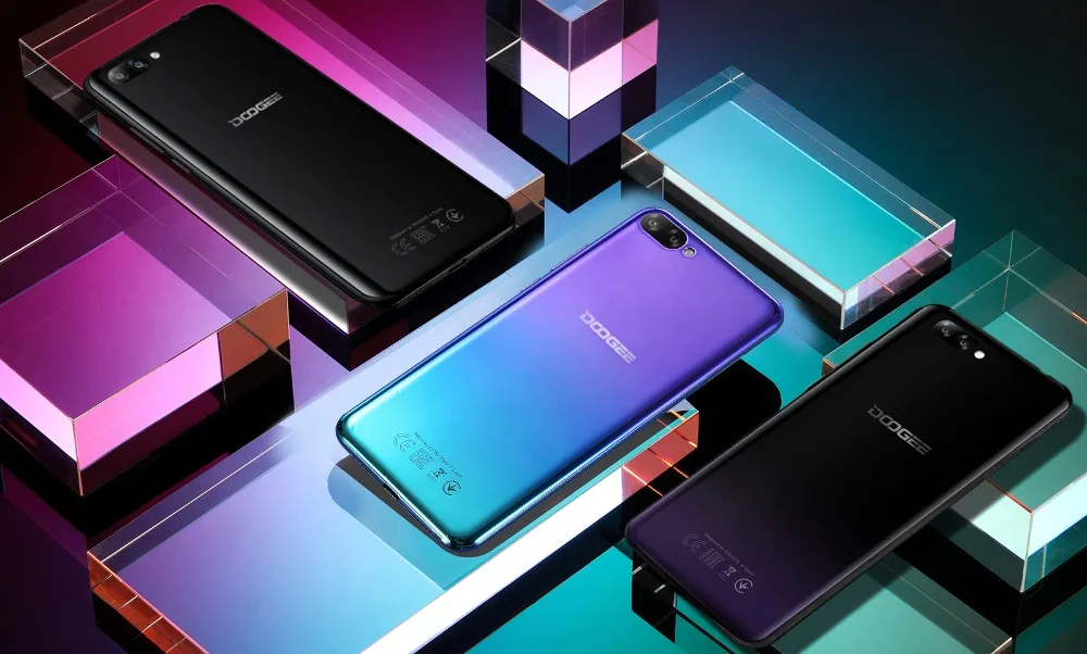 DOOGEE Y7 Plus 4G смартфон 6,18 дюймов MTK6757 Octa Core 6 Гб 64 Гб 16MP 5080 мАч Android 8,1 отпечатков пальцев разблокированная OTG мобильных телефонов