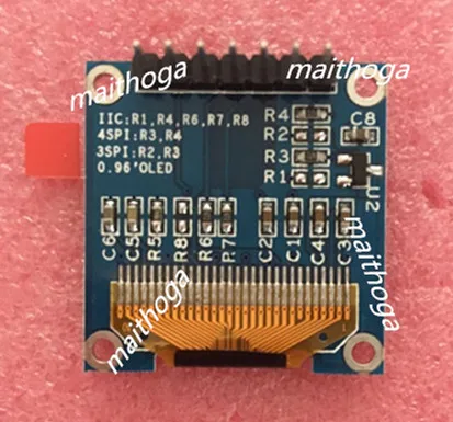 0 96 дюймов 7P SPI белый/желтый синий/синий OLED модуль SSD1306 Привод IC 128*64 IIC интерфейс|oled
