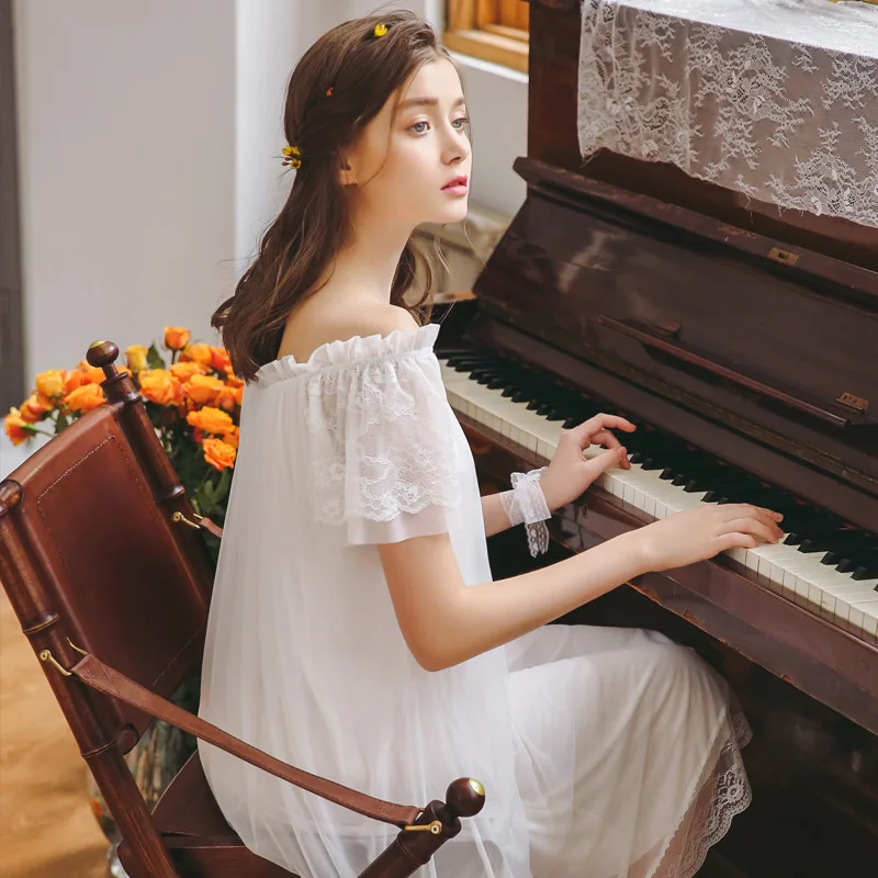 2019 Сексуальная Слэш средства ухода за кожей шеи одежда для сна Ночное платье