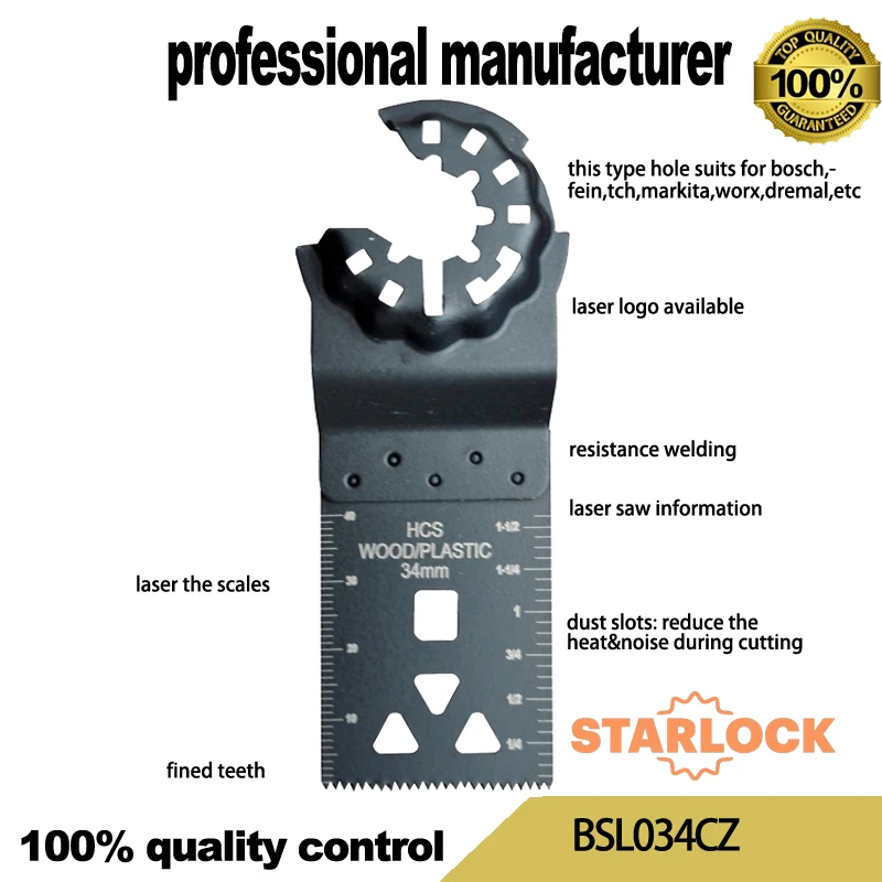 

34mm starlock saw blade bim saw for oscillating tools for home decoration cutting hard material at good price and fast delivery