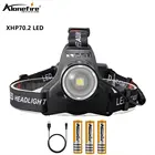 Налобный фонарь Alonefire HP37, светодиодный фонарь с аккумулятором 50000, 18650 люмен, USB, XHP70.2