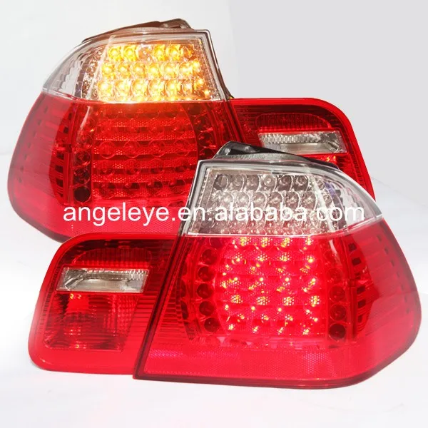 

Для BMW для E46 320 328 325 светодиодный задний фонарь rearlights 4 двери 1998-2001 год красный, белый Цвет LF