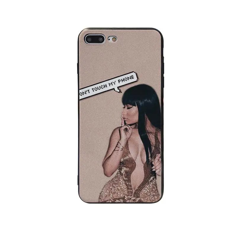 Силиконовый чехол MaiYaCa Rap singer Nicki Minaj из ТПУ для iphone X XS XR Max 8 8plus 7 7plus 6s plus 6