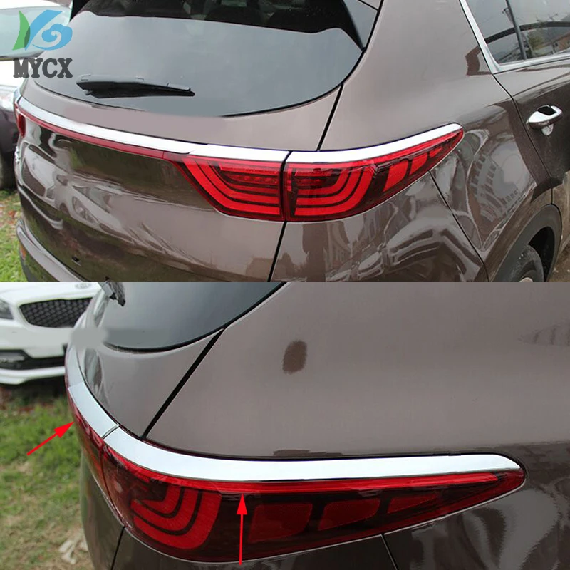 Задняя подсветка для KIA Sportage QL 4 KX5 ABS хромированная наклейка украшения бровей