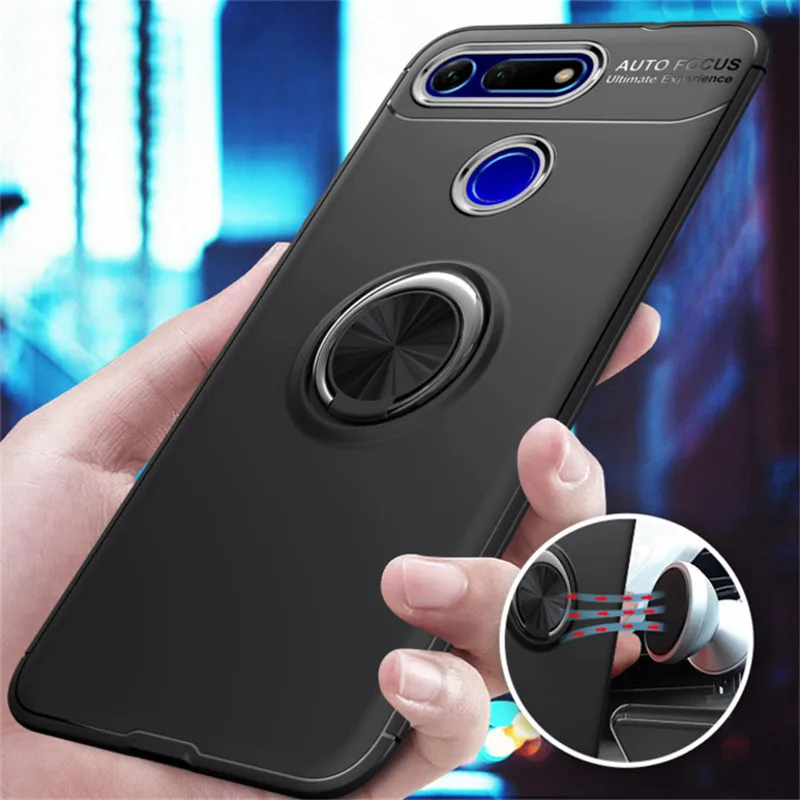 Магнитный автомобильный держатель для Huawei Honor View 20 V20 8X силиконовый металлический