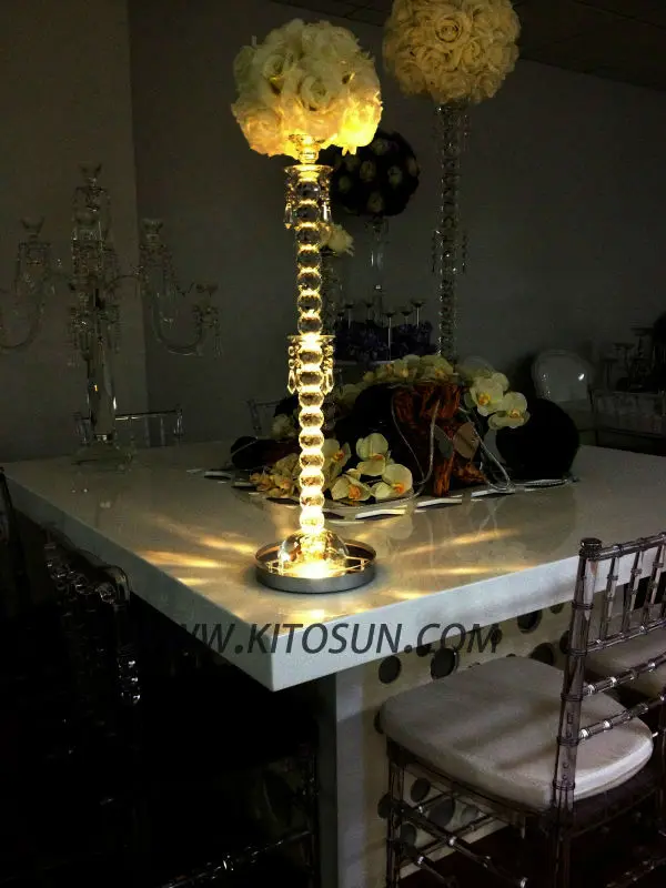 

Free shipping 10pcs/lot Rechargeable Remote control 8inch LED wedding centerpieces as led vase light for event party supplies