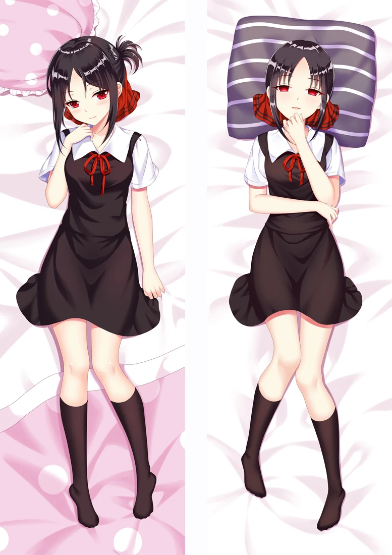2019 March Anime Kaguya sama: Love Is War Shinomiya Fujiwara Chika Dakimakura наволочка обнимающая