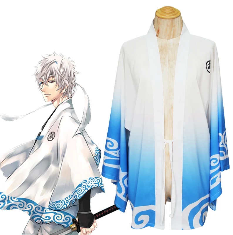 2017 горячие аниме Gintama Саката Gintoki кимоно Косплэй Хэллоуин Детский костюм для