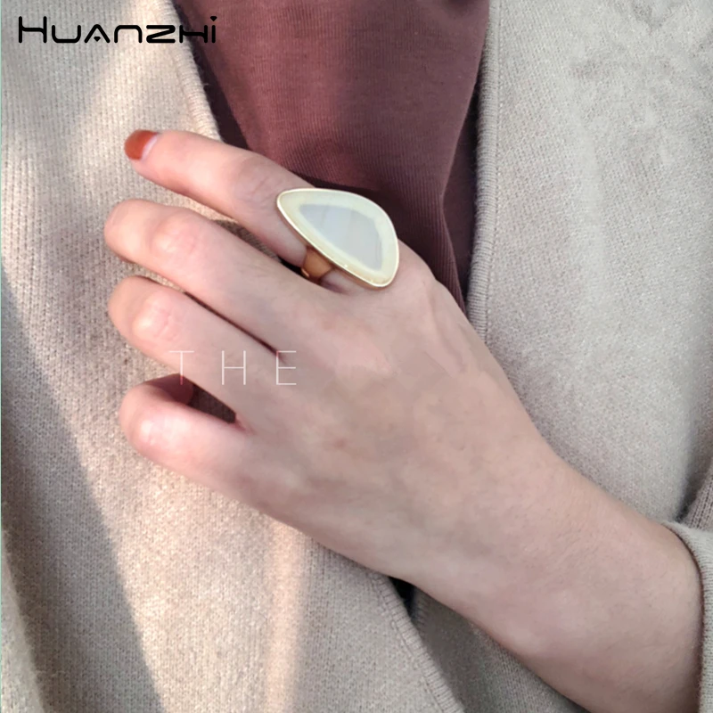 HUANZHI 2019 новый дизайн прозрачные акриловые геометрические неправильные