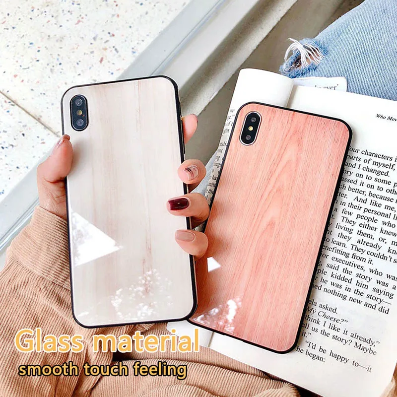 Стеклянный чехол ROSINOP с рисунком дерева для iphone 6s 7 8 plus антидетонационные Чехлы x xs