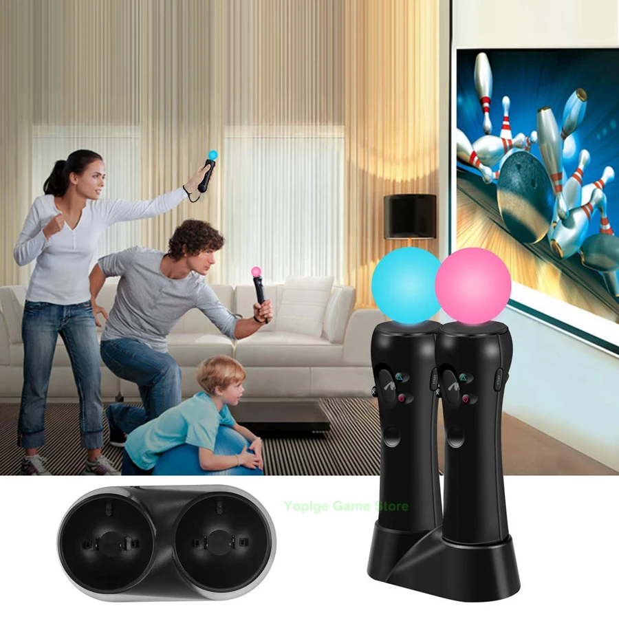 Двойной контроллер PS4 PS VR зарядное устройство USB зарядная док станция для Sony