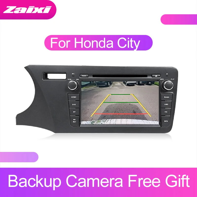ZaiXi сенсорный экран Android автомобильный аудио для Honda City 2014 ~ 2019 поддержка GPS navi Ipod BT