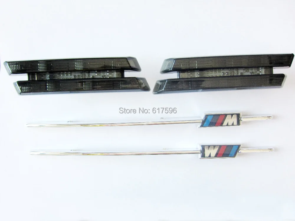 2 шт./лот LED дым Fender лампы боковой габаритный фонарь Поворотная сигнальная лампа