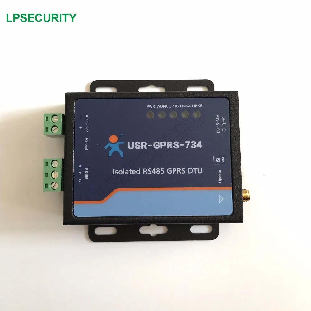 5 36V USR GPRS 734 изолированный RS485 к DTU серийный GSM модем пакетной радиосвязи общего