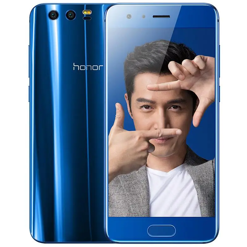 Honor 9, 4G, LTE, мобильный телефон Kirin 960, четыре ядра, Android 7,0, 5,15 дюймов, FHD, 1920X1080, 6 ГБ ram, 128 ГБ rom, МП