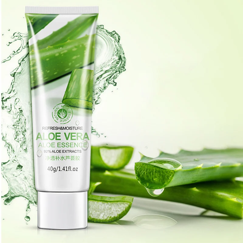 40 мл 92% гель алоэ вера растительная эссенция сыворотка для кожи ухода за лицом