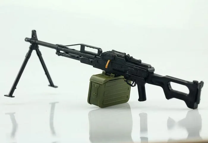 1:6 PKP пулемет 4D пластиковый пистолет в сборе модель для 1" солдатское оружие фигурка игрушка