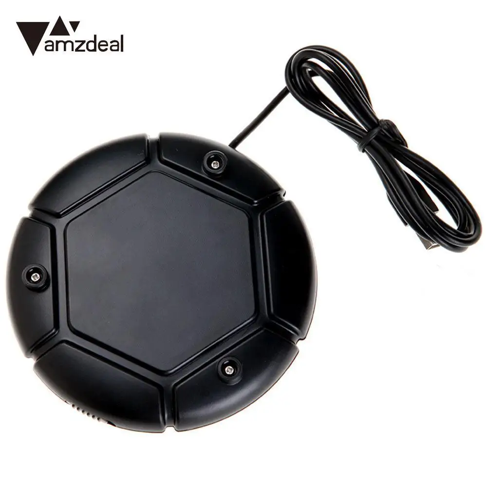 AMZDEAL портативный Кофе Чай двухъярусная подставка для напитков Pad USB теплее