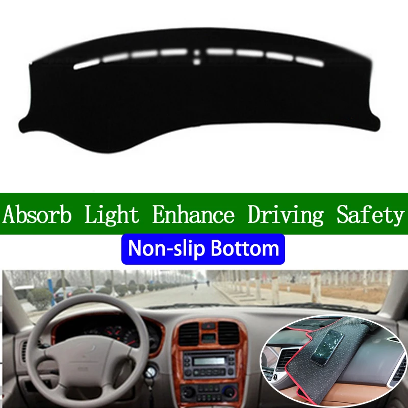 Нескользящая крышка приборной панели для Hyundai Sonata Sonica 2004 2005 2006 2007 2008 2009