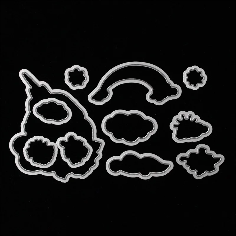 KSCRAFT милый Единорог прозрачный силиконовый штамп или штампы для DIY