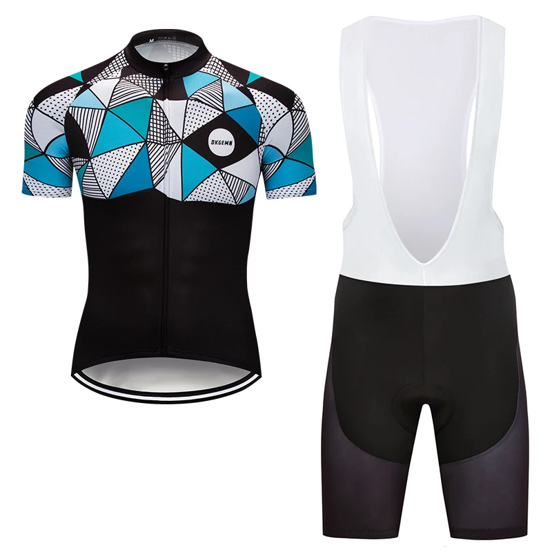 

2019 Summer New Sale Men Cycling Jersey Short Sleeve Set Breathable Shorts Bike Bicycle Jerseys Clothes Clothing Quick Dry