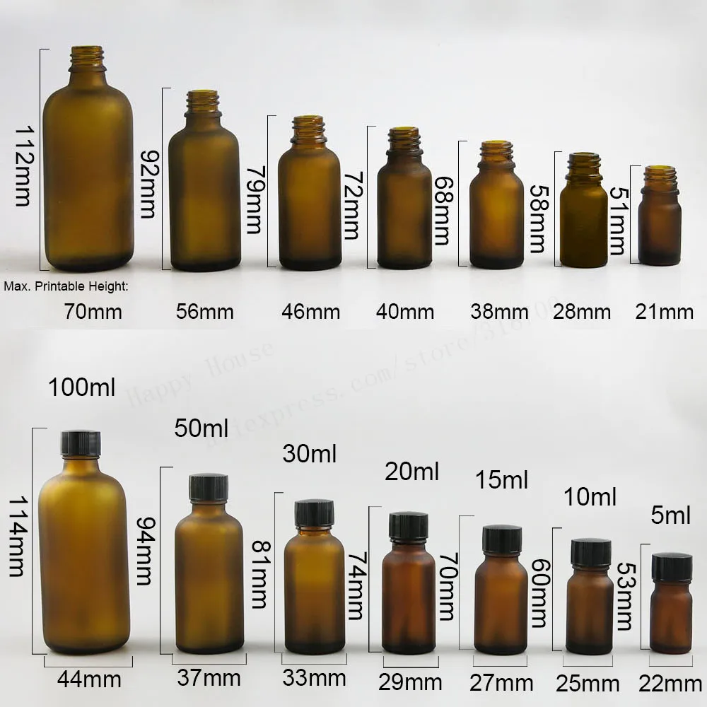 360x5 мл 10 15 20 30 50 100 Лак для ногтей матовая коричневая стеклянная бутылка с кистью