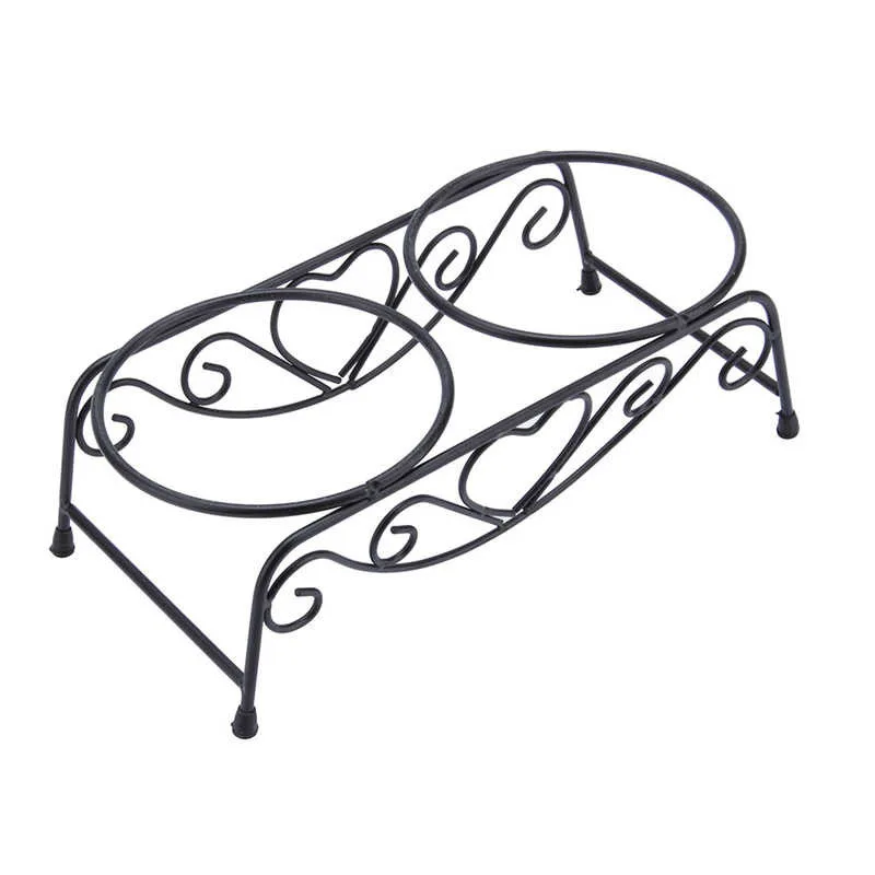 Двойная миска для кошек собак щенков из нержавеющей стали|bowl stand|feeder bowlspet double bowl |