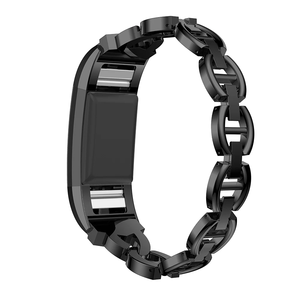 Модный женский браслет из нержавеющей стали для Fitbit Charge 2 сменный Браслет ремешок