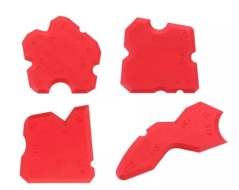 

4pcs Caulking Tool Joint Sealant Glass Glue Scraper Floor Scrapers Tool Grout Spreader Silicone Sealant Spatula