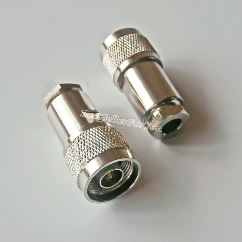 10 шт. N штекер зажим для RG5 RG6 5D FB LMR300 RF Кабельный разъем|clamp connector|clamps forclamping clamp |
