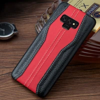 genuine leather case for samsung note 10 anti fall shock resistance protective case for samsung s10 a9 personality splice coque