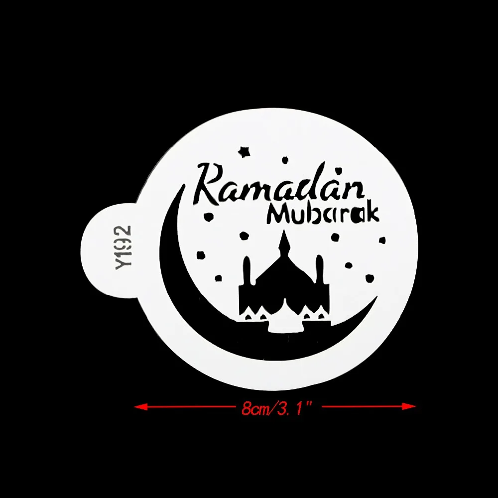3 шт./компл. трафареты для домашнего животного мобарак Рамадан|design stencils|stencil