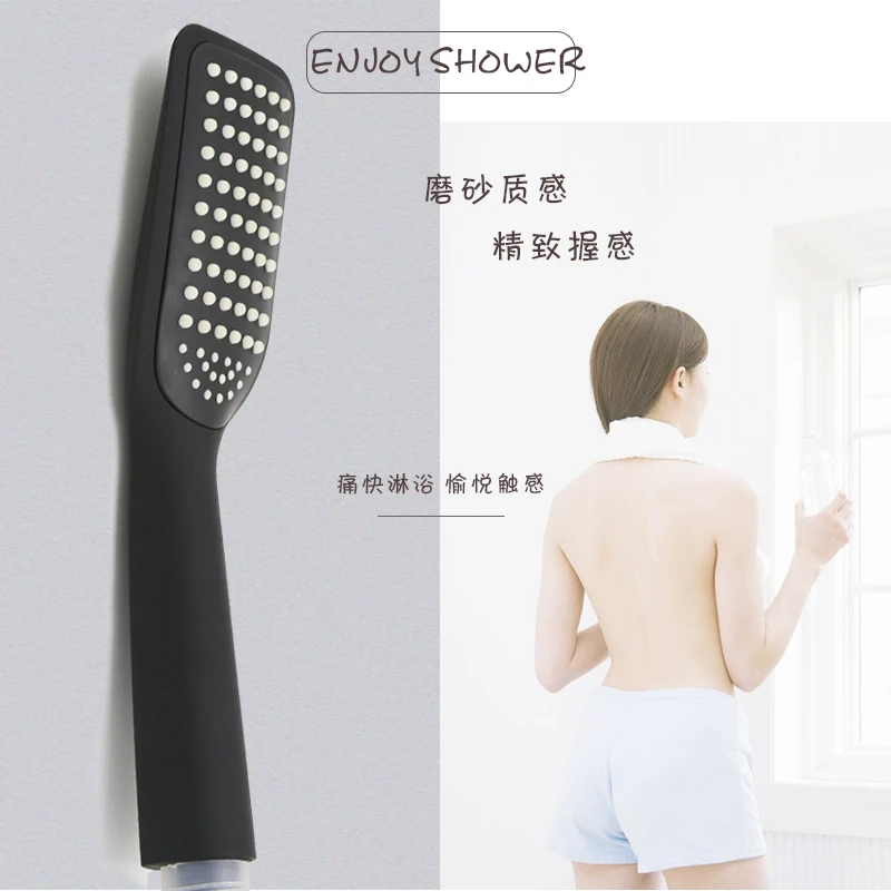 Ручной душ для ванной комнаты черный водонагреватель экономия воды под