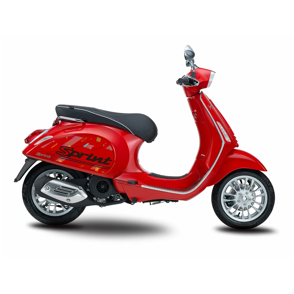 KODASKIN 2D скутер средства ухода за кожей сбоку эмблема наклейка для Vespa Sprint 50 Sprint125 Sprint250 300