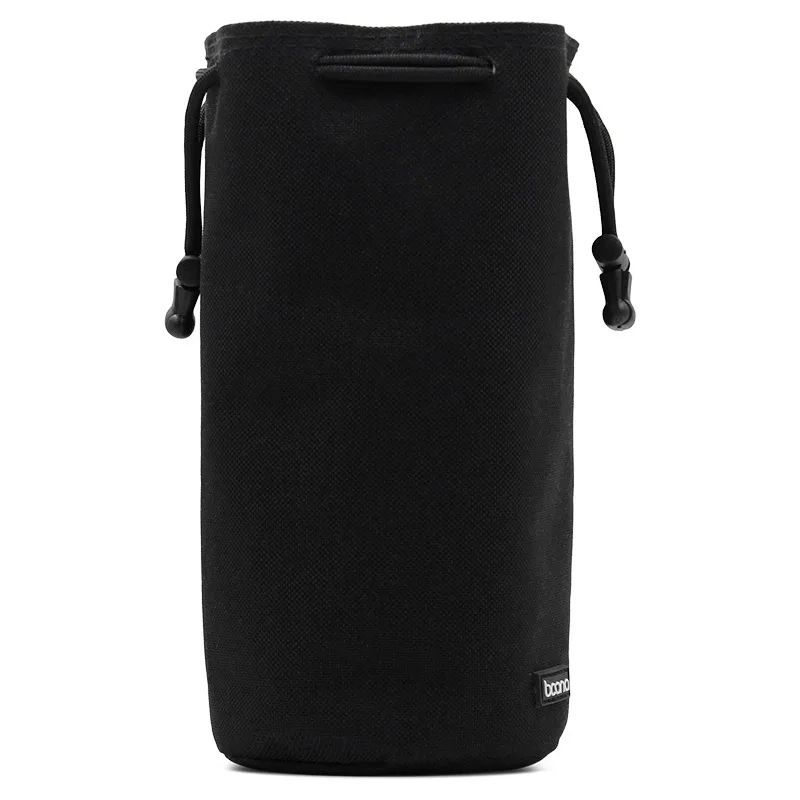 lens round black L Boona водонепроницаемый бархатный защитный чехол для камеры и объектива чехол на шнурке для DSLR Nikon Canon sony Pentax чехол для камеры и объектива - Цвет: lens round black L