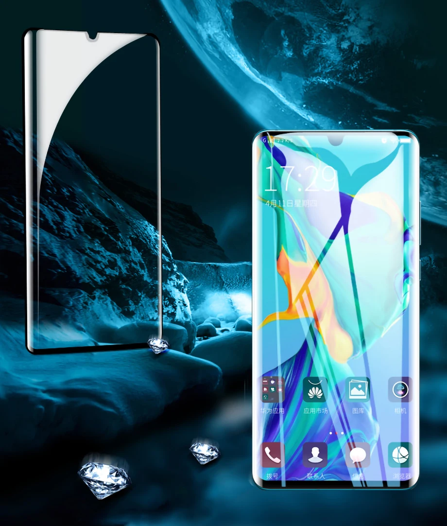 5D полное покрытие из закаленного стекла для huawei P30 P30 Pro Lite huawei P20 P20 Pro Lite Защитное стекло для экрана