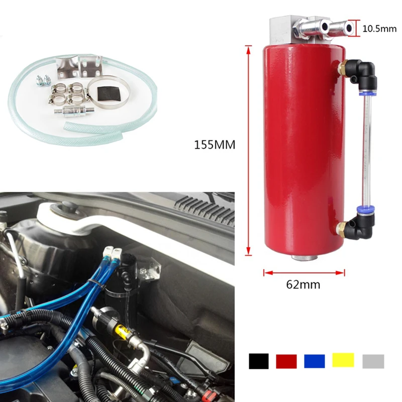 RASTP-350ML круглый алюминиевый маслоуловитель БАК резервуар турбо для автомобильного двигателя маслоуловитель БАК RS-OCC006