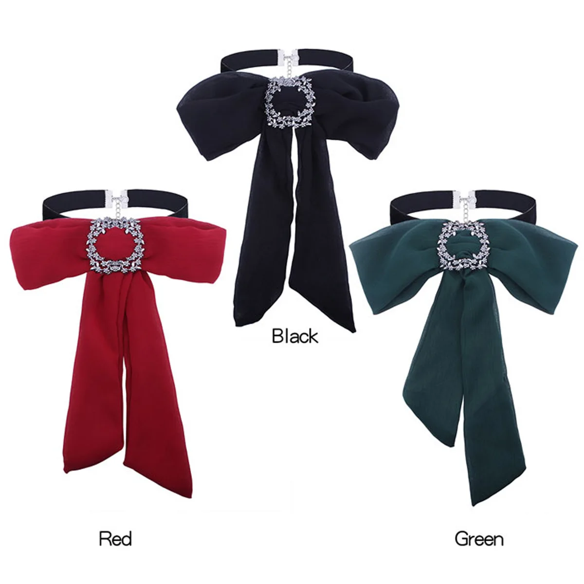 Ожерелье женское с бантом Heeda винтажное украшение на шею 2018 | Украшения и