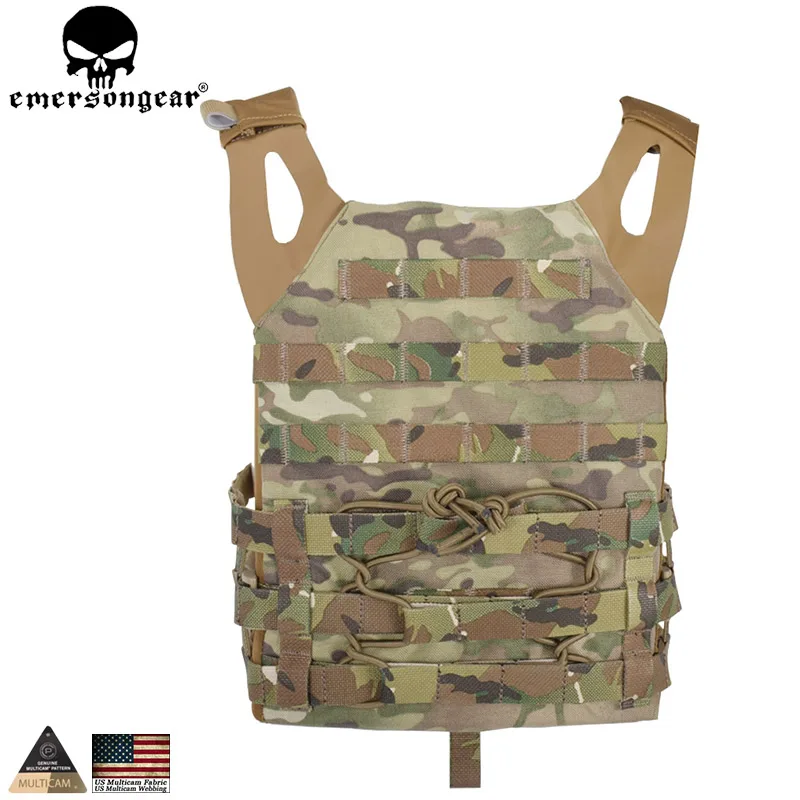 Дешево Emersongear Тактический Жилет Molle СКП жилет Airosft Пейнтбол Молл жилет с груди защитная пластина Перевозчик Мультикам EM7344